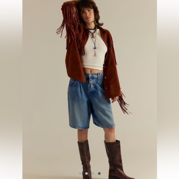 NWT Free People Suede Jacket XS - Picture 4 of 9